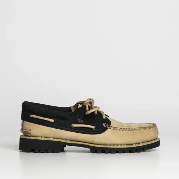 NEW! TIMBERLAND MEN'S AUTHENTIC BOAT SHOE Black and Tan Size 12 TB0A5RH8DH4 - Picture 10 of 11